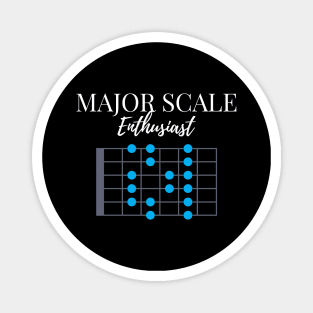 Major Scale Enthusiast Dark Theme Magnet